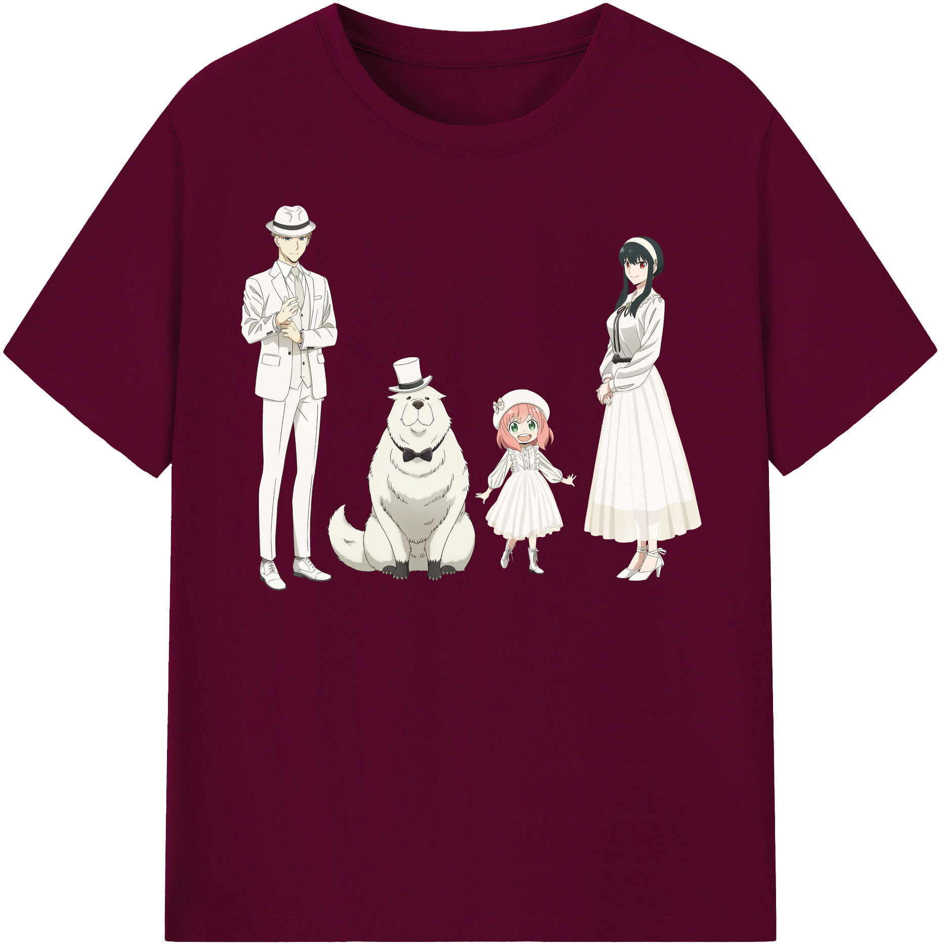 （画像用） SPY×FAMILY间谍家家酒 レディースカジュアルプリントTシャツ（綿100％）